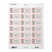 おもしろいとフェスティバルのチリンと私の雪カスタムの ラベル (フルシート)