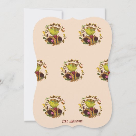 おもしろいとフェスティバルシーズンズグリーティングホリデーカード (裏面)