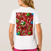 おもしろいとフェスティバルホリデーデザイン Tシャツ (裏面)