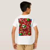 おもしろいとフェスティバルホリデーデザイン Tシャツ (裏面フル)