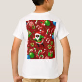 おもしろいとフェスティバルホリデーデザイン Tシャツ (裏面)