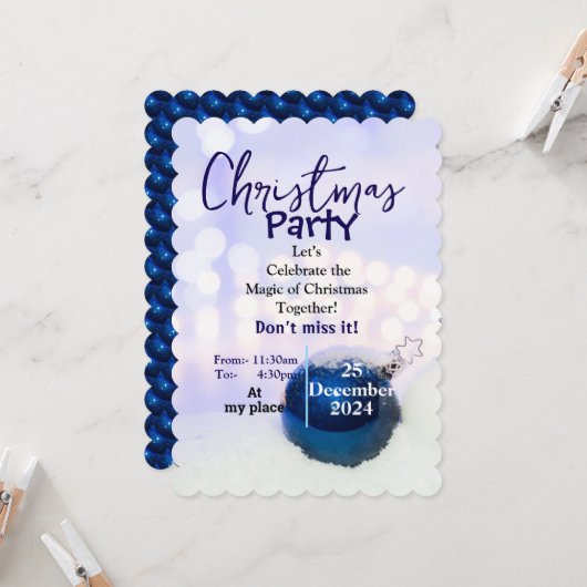 おもしろいとフェスティバル 招待状 (正面/裏面インサイチュ)