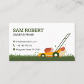 おもしろいとフレンドリー造園とユーモアのTouch 名刺 (正面)