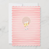 おもしろいとブフェミニンルンチ+バブリーブライダルシャワー 招待状 (裏面)