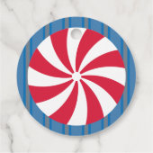 おもしろいとブルーファンシークリスマスペパーミントキャンディ フェイバータグ (裏面)