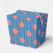 おもしろいとブルーファンシークリスマスペパーミントキャンディ フェイバーボックス (裏面サイド)