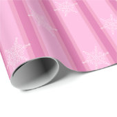 おもしろいとブルーファンシースノーフレーク ラッピングペーパー (ロールコーナー)