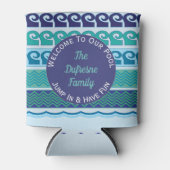 おもしろいとプパーソナライズされたール 缶クーラー (正面)