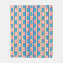 おもしろいとポプファンシーコーン フリースブランケット