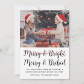 おもしろいとメリーBright Christmas Photo シーズンカード (正面)