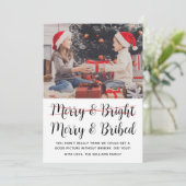 おもしろいとメリーBright Christmas Photo シーズンカード (スタンド正面)