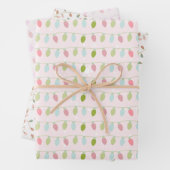 おもしろいとモダンクリスマスライトクリスマス ラッピングペーパーシート (インサイチュ)