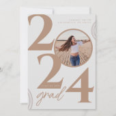 おもしろいとモダン2024年の発表 招待状 (正面)