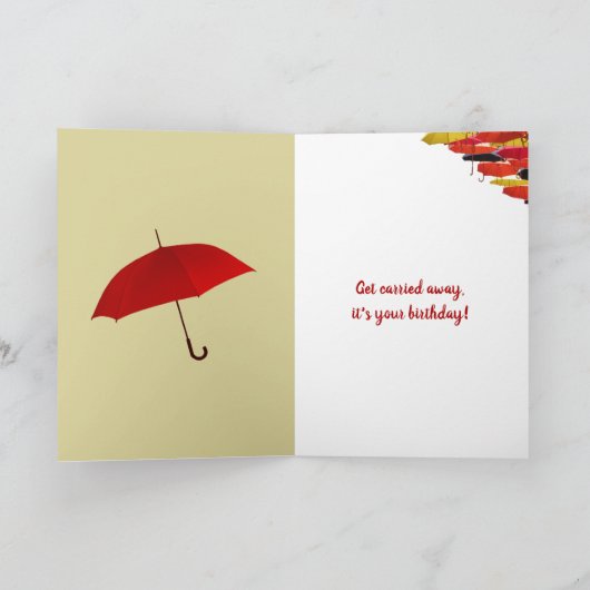 おもしろいとユニーク誕生日 カード (内部)