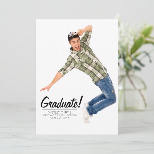 おもしろいと卒業ユニーク発表 招待状 (スタンド正面)