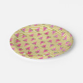 おもしろいと可愛いサマースイカ誕生日パーティー ペーパープレート (アングル)