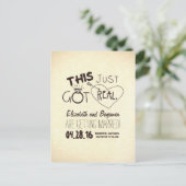 おもしろいと可愛い日付保存 – こ得そ実在! 案内ポストカード (スタンド正面)