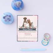 おもしろいと可愛い犬グルーミングチラシ チラシ (シングル)