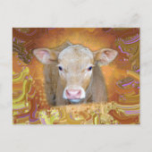 おもしろいと大きな目を持つ可愛らしい小さなかぎ ポストカード (正面)