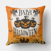 おもしろいと怖いハッピーハローウィン クッション (裏面)