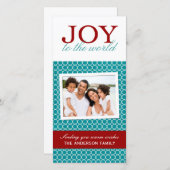 おもしろいと明るいクリスマスフォトカード シーズンカード (正面/裏面)