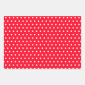 おもしろいと明赤と白るい ラッピングペーパーシート (正面2)