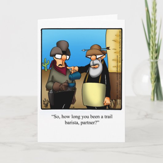 おもしろいと笑いグリーティングカード カード (正面)