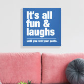 おもしろいと笑カスタムいキャンバス印刷 キャンバスプリント (インサイチュ (リビング))