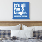 おもしろいと笑カスタムいキャンバス印刷 キャンバスプリント (インサイチュ (寝室))