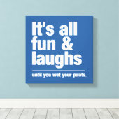 おもしろいと笑カスタムいキャンバス印刷 キャンバスプリント (インサイチュ (ウッドフロア))