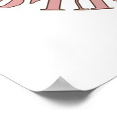 おもしろいと素晴らしい50番目の誕生日ギフト ポスター (角)