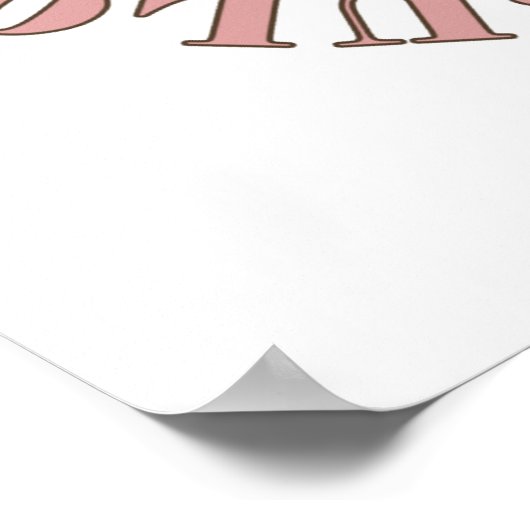 おもしろいと素晴らしい50番目の誕生日ギフト ポスター (角)