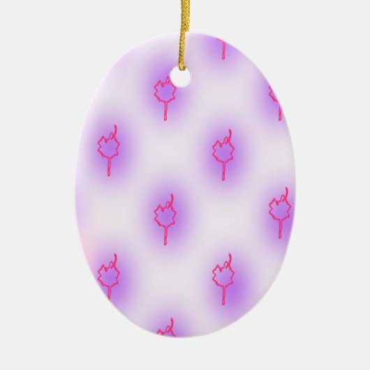 おもしろいと踊り セラミックオーナメント (正面)
