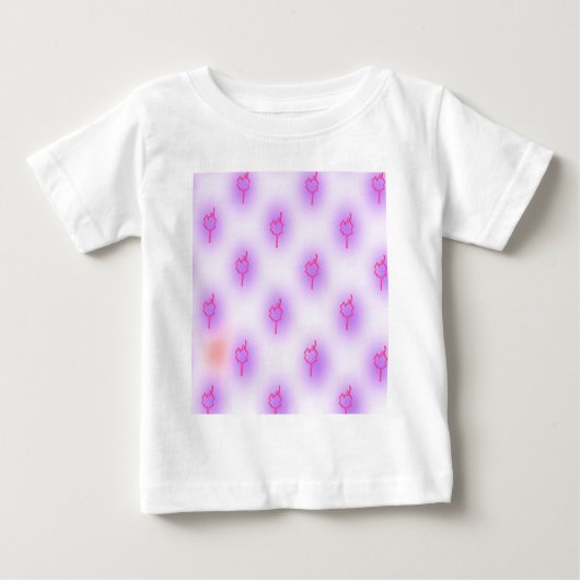 おもしろいと踊り ベビーTシャツ (正面)