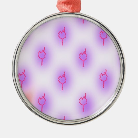 おもしろいと踊り メタルオーナメント (正面)