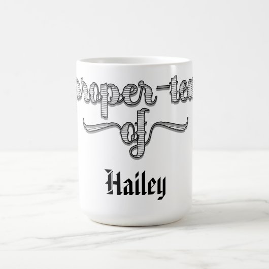 おもしろいと適切な茶の笑いカスタム コーヒーマグカップ (中央)