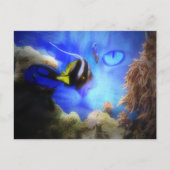 おもしろいと魚のはがき ポストカード (正面)