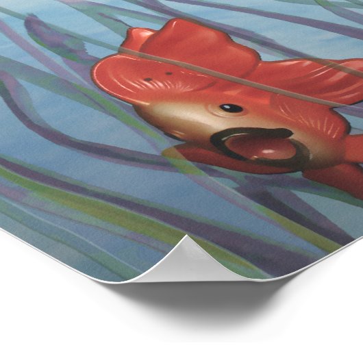 おもしろいと黒焼き魚 ポスター (角)