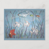 おもしろいと黒焼き魚 ポストカード (正面)