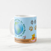 おもしろいなあなたの獣医のためのパーソナライズなギフト コーヒーマグカップ (正面左)