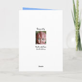 おもしろいなあなたの精管切除のお祝い- カード (裏面)