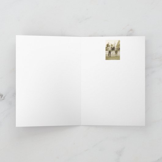 おもしろいなあなたの退職のゴルフをする幸運を祈ります カード (内部)