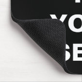 おもしろいなあなたの#Selfieで信じて下さい マウスパッド (コーナー)