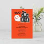 おもしろいないそう怖いハローウィンパーティ招待状 招待状 (スタンド正面)