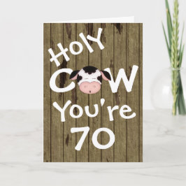 おもしろいなうわーあなたは70ユーモアのあるな誕生日 カード