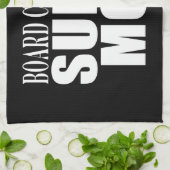 おもしろいなおもしろいの母及びお母さんの板によって証明されるすごいお母さん キッチンタオル (折り畳み)