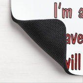 おもしろいなお母さんのTシャツ: 私は見、使用します マウスパッド (コーナー)