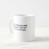 おもしろいなお母さん-ジグはあります コーヒーマグカップ (正面左)