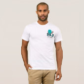 おもしろいなかたつむりのマラソン Tシャツ (正面フル)