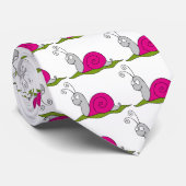 おもしろいなかたつむり ネクタイ (ロール)